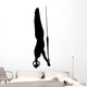 Gymnastics Silhouette Style Olympic Rings Wall Decal