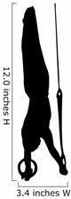 Gymnastics Silhouette Style Olympic Rings Wall Decal