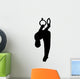 Gymnastics Silhouette Style Olympic Rings Wall Decal