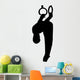 Gymnastics Silhouette Style Olympic Rings Wall Decal