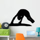 Gymnastics Silhouette Style Balance Beam Flip Wall Decal