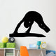 Gymnastics Silhouette Style Balance Beam Flip Wall Decal