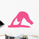 Gymnastics Silhouette Balance Beam Flip Wall Decal