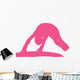 Gymnastics Silhouette Balance Beam Flip Wall Decal