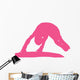 Gymnastics Silhouette Balance Beam Flip Wall Decal