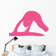 Gymnastics Silhouette Balance Beam Flip Wall Decal