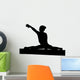 Gymnastics Silhouette Style Balance Beam Wall Decal