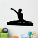 Gymnastics Silhouette Style Balance Beam Wall Decal