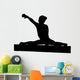 Gymnastics Silhouette Style Balance Beam Wall Decal