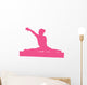 Gymnastics Silhouette - Balance Beam Wall Decal