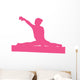 Gymnastics Silhouette - Balance Beam Wall Decal