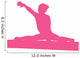Gymnastics Silhouette - Balance Beam Wall Decal