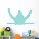 Gymnastics Single Bar Balance Wall Decal
