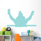 Gymnastics Single Bar Balance Wall Decal