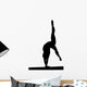 Gymnastics Silhouette Style Wall Decal