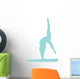 Gymnastics Silhouette Style Handstand Wall Decal