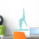 Gymnastics Silhouette Style Handstand Wall Decal
