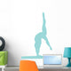 Gymnastics Silhouette Style Handstand Wall Decal