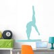 Gymnastics Silhouette Style Handstand Wall Decal