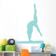 Gymnastics Silhouette Style Handstand Wall Decal