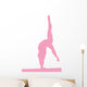 Gymnastics - Handstand on Balance Beam Wall Decal
