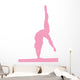 Gymnastics - Handstand on Balance Beam Wall Decal
