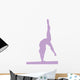 Gymnastics - Handstand on Balance Beam Wall Decal