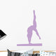 Gymnastics - Handstand on Balance Beam Wall Decal