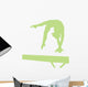 Gymnastics Silhouette - Balance Beam Hand Spring Wall Decal