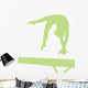 Gymnastics Silhouette - Balance Beam Hand Spring Wall Decal