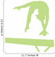 Gymnastics Silhouette - Balance Beam Hand Spring Wall Decal