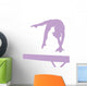 Gymnastics Balance Beam Hand Spring Wall Decal
