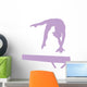 Gymnastics Balance Beam Hand Spring Wall Decal