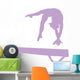 Gymnastics Balance Beam Hand Spring Wall Decal