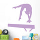 Gymnastics Balance Beam Hand Spring Wall Decal