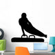 Gymnastics Silhouette Style Swinging Wall Decal