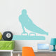 Gymnastics Silhouette Swinging Light Wall Decal