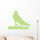 Gymnastics Silhouette Swinging Lime Wall Decal