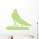 Gymnastics Silhouette Swinging Lime Wall Decal
