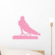 Gymnastics Silhouette Swinging Pink Wall Decal