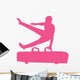 Male Gymnastics Hot Pink Wall Decal