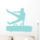 Gymnastics Silhouette Single Hand Flip Wall Decal
