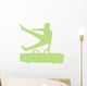 Gymnastics Silhouette Single Hand Flip Wall Decal