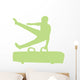Gymnastics Silhouette Single Hand Flip Wall Decal