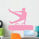 Gymnastics Silhouette Hand Flip Wall Decal