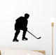 Hockey Silhouette Wall Decal