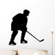 Hockey Silhouette Wall Decal