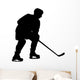 Hockey Silhouette Wall Decal