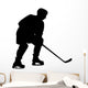 Hockey Silhouette Wall Decal