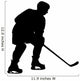 Hockey Silhouette Wall Decal